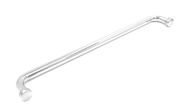 Ручка-полотенцесушитель, полированная, без кноба 19х450, для стекла 8-10 мм, под отверстие 12 мм t623-450 PSS купить в Красноярске