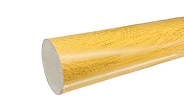 Пластиковый поручень текстурный, цвет Дуб, Ø49мм, длина 4м k891-2  купить в Красноярске