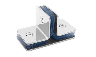 Коннектор для душевой кабины на 3 стекла латунь-хром t727 PC купить в Красноярске