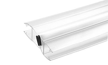 Комплект уплотнителей для стекла в душевую кабину (2 шт.), стекло-стекло 10 мм, с магнитом 135°, 2200 мм t228 купить в Красноярске