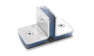 Коннектор для душевой кабины на 3 стекла шлифованный t727-2 SSS  купить в Красноярске