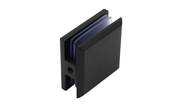  Коннектор для душевой кабины стена-стекло 45х45, вырез 67, цинк, черный t730 BZn купить в Красноярске