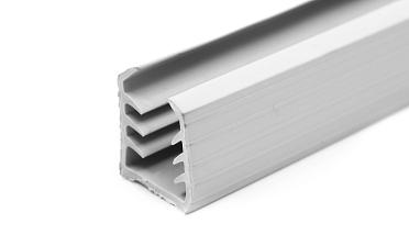 Уплотнитель в поручень с пазом 27х30 для стекла 8+8мм, EPDM (палки по 3м) СЕРЫЙ Фk307-G купить в Красноярске