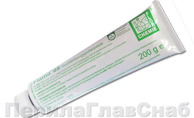 Паста Фламил 200 грамм для удаления загрязнений, потемнений и полировки царапин Ф-0819