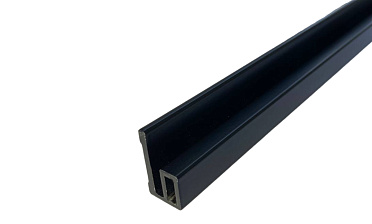 Профиль-упор для душевых, длина 2200 мм, черный t116 BL купить в Красноярске