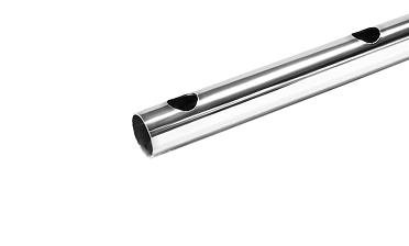 Труба AISI 304 25х1х6000, с перфорацией под  Ø12, 90°, GRIT 600 837-2 купить в Красноярске