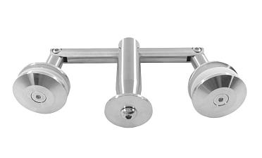 Крепление двойное с рутелями к тяге, AISI 304 k628 купить в Красноярске