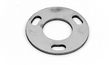 Фланец стойки 50/90х3 мм, 3 отв. М10х20, черный металл k116-50-9 купить в Красноярске