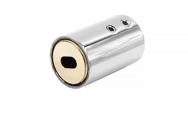 Коннектор стена-труба для трубы 19 мм, без юбки, полированный t907-2 PSS купить в Красноярске