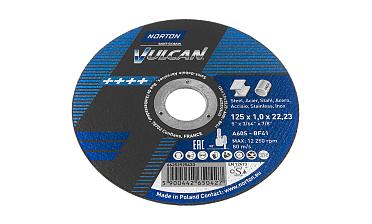 Отрезной круг 125х22х1 Нортон Вулкан Ф-0143 купить в Красноярске