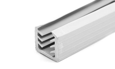 Уплотнитель в поручень с пазом 24х24 для стекла 10мм, EPDM СЕРЫЙ Фk312-G купить в Красноярске