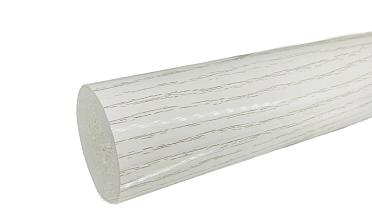 Пластиковый поручень текстурный, цвет белый, Ø49мм, длина 4м k893-2 купить в Красноярске