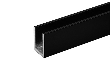 П-образный профиль 19x13, L=2200, алюминий ,черный t756 BL купить в Красноярске  П-образный профиль 19x13, L=2200, алюминий ,черный t756 BL купить в Красноярске