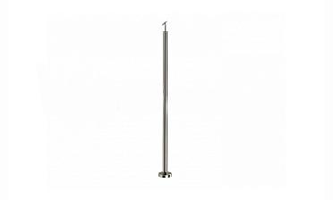 Готовая стойка Ø38,1 мм, с фланцем и наконечником, высота 950 мм, полированная (AISI 304) k702 купить в Красноярске