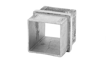 Соединитель для поручня 40х40 мм, полированный, (AISI 304) k368 купить в Красноярске