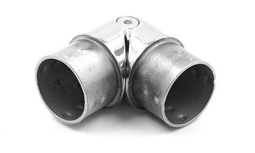 Поворот литой, шарнирный под Ø42.4 мм, полированный, AISI 304 k273 купить в Красноярске