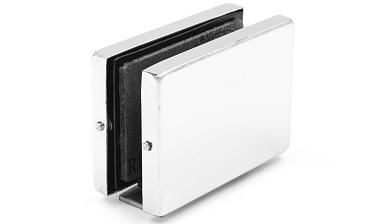 Коннектор стена-стекло с монтажной пластиной, полированный, вырез 09 t192 PSS купить в Красноярске