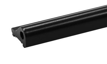 Порог для душевых перегородок 1000 мм, черный матовый Фt118 ALBL купить в Красноярске