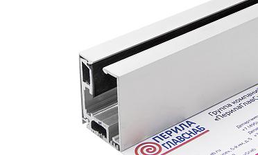 Профиль алюминиевый зажимной для стекла 8-12 мм, АНОД с отверстием, длина 3 м т40-7 AL купить в Красноярске