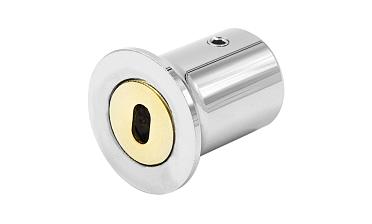 Держатель трубы 19 мм, полированный, латунь-хром, стена-труба t907 PC купить в Красноярске