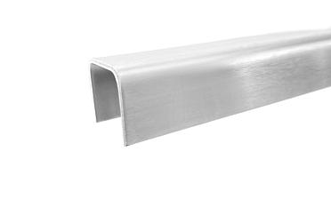 Профиль П-образный, L=2000 мм, t=1.5 мм, для стекла 16 мм, шлиф. (AISI 304) Ф-0456 купить в Красноярске