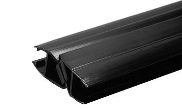 Комплект уплотнителей для стекла 8 мм, стекло-стекло 2200 мм, 90°/180°, с магнитом (2 шт.), черный (t210) t210-2 BL-U купить в Красноярске