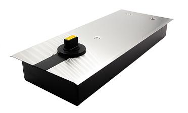 Доводчик для стеклянной двери до 100 кг EN4, напольный, 500 тыс, циклов, нержавеющая сталь AISI 304, шлифованная t184-3 SSS купить в Красноярске