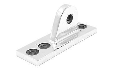 Крепление ванты(тяги) козырька к стойке алюминиевого фасада, AISI 304,литое,полированное, k610 купить в Красноярске