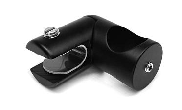 Держатель стекла сквозной боковой, для трубы 19 мм, черный, t912 Bl купить в Красноярске