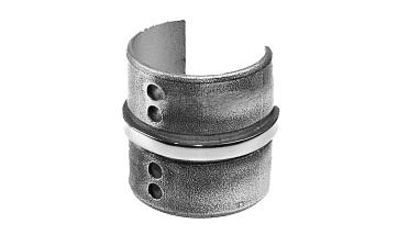 Соединитель с пазом на трубу Ø48.3 мм, полированный (AISI 304) k236 купить в Красноярске