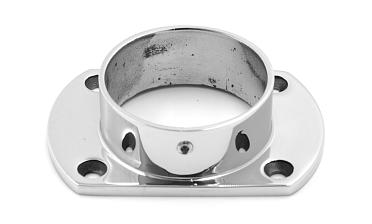 Фланец укороченный, литой, полированный, для трубы Ø50.8 мм, полированный, (AISI 304) k094 купить в Красноярске