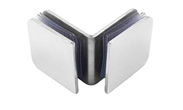 Коннектор для душевой кабины стекло-стекло 90° 45х45 мм полированный t725-2 PSS  купить в Красноярске