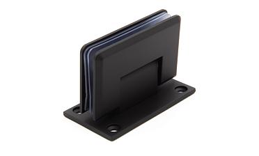 Петля для душевой кабины стена-стекло 90°, 90*55, цинк, черн. t301 BZn купить в Красноярске