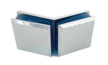 Коннектор для душевой кабины стекло-стекло 135°, 45х45, цинк , вырез 71 t736 PZn купить в Красноярске