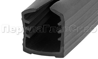 Уплотнитель в поручень с пазом 27х30 для стекла 12 мм, EPDM Фk306 купить в Красноярске