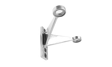 Крепление рутеля к стене, двойное, фланец с тремя отверстиями, AISI 304 k612-2 купить в Красноярске