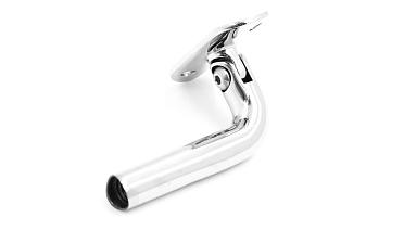 Держатель поручня выносной на стойку, с регулируемым ложементом под трубу Ø50.8 мм, полированный, (AISI 304) k261-4 купить в Красноярске