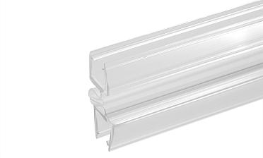 Уплотнитель для стекла в душевую кабину стекло-стекло 8мм зиг-заг 2,2 м t227 купить в Красноярске