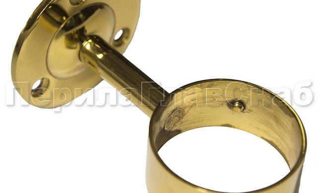 Держатель поручня Ø50.8 мм, выносной, с обхватом, золото k066-88