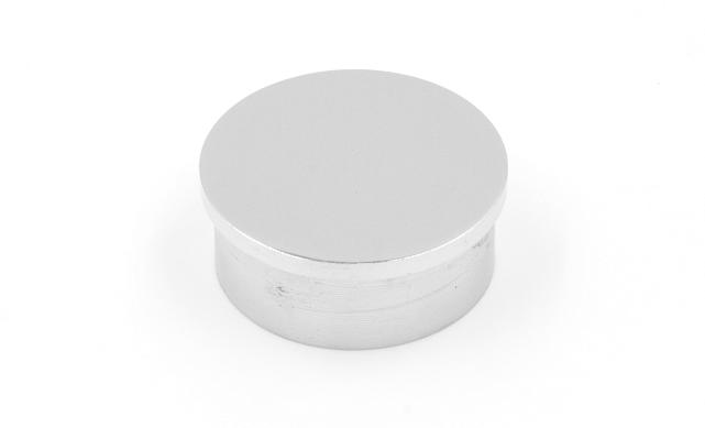 Заглушка плоская на трубу Ø38.1 мм полированная литая (AISI 201) k093