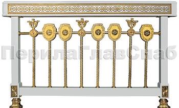 Латунные ограждения лестниц серия – Палладий XL01-1 в Красноярске. Готовые проекты ПерилаГлавСнаб