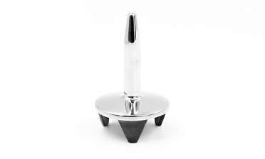 Наконечник палец (солдатик) на стойку Ø50.8х1.5 мм, без ложемента, удлиненный 70 мм, облегченный, литой, полированный, нержавеющий AISI 304 k557 купить в Красноярске