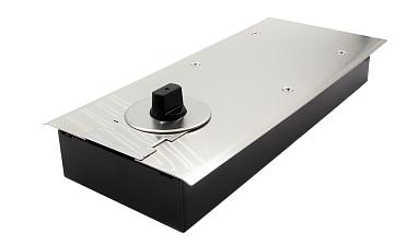 Доводчик для стеклянной двери до 80 кг EN3, напольный, 500 тыс. циклов, нержавеющая сталь AISI 304, шлифованная t183 SSS купить в Красноярске