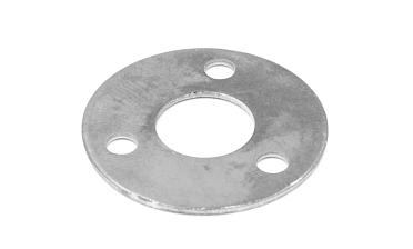 Фланец стойки большой 32/81 х 3 мм, 3 отв х М10 х 20, черный металл k116-32-9 купить в Красноярске