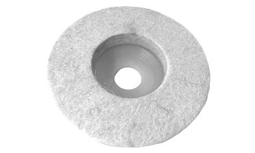 k427-4 войлок белый Ø85х8 мм очищенный, для тонкой полировки 11 000 rpm, Premium купить в Красноярске