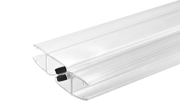 Комплект уплотнителей для стекла в душевую кабину для стекла 8 мм (2 шт.), прозрачный, стекло-стекло, с магнитом 90°/180°, 2200 мм t210-2 купить в Красноярске Комплект уплотнителей для стекла в душевую кабину для стекла 8 мм (2 шт.), прозрачный, стекло-стекло, с магнитом 90°/180°, 2200 мм t210-2 купить в Красноярске