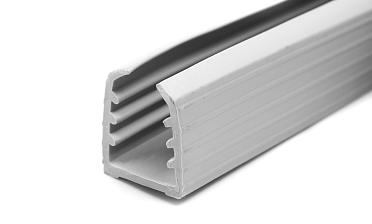 Уплотнитель в поручень с пазом 24х24 для стекла 8+8мм, EPDM (палки по 3м) СЕРЫЙ Фk303-G купить в Красноярске