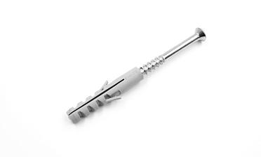 Потайной винт под шестигранник 10х120 мм в комплекте с дюбелем д.12 k601-19-120 купить в Красноярске