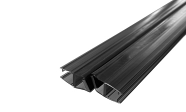 Комплект уплотнителей для стекла 8мм (2 шт.), стекло-стекло, с магнитом 135°, 2,2 м.черный прозрачный t208 BL купить в Красноярске Комплект уплотнителей для стекла 8мм (2 шт.), стекло-стекло, с магнитом 135°, 2,2 м.черный прозрачный t208 BL купить в Красноярске