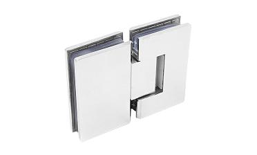 Петля для душевой кабины стекло-стекло 180° 90х55 мм AISI 304 полированная t303-2 PSS купить в Красноярске